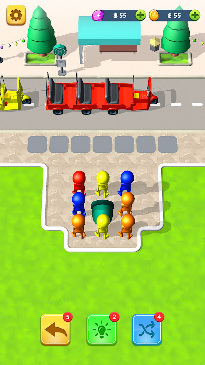 #2. Bus Jam: Car Jam 3d Games (Android) By: spectra tunes