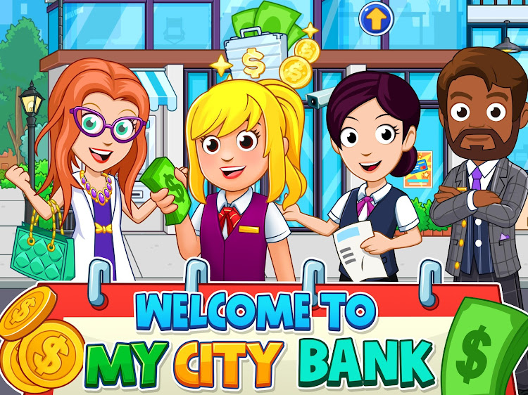 #6. My City : Bank (Android) By: My Town Games Ltd