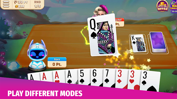 #2. Gin Rummy Stars - Card Game (Android) By: Beach Bum Ltd.