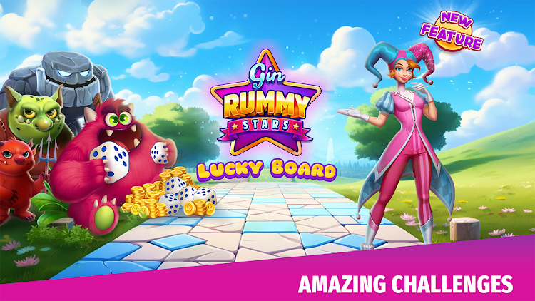 #3. Gin Rummy Stars - Card Game (Android) By: Beach Bum Ltd.