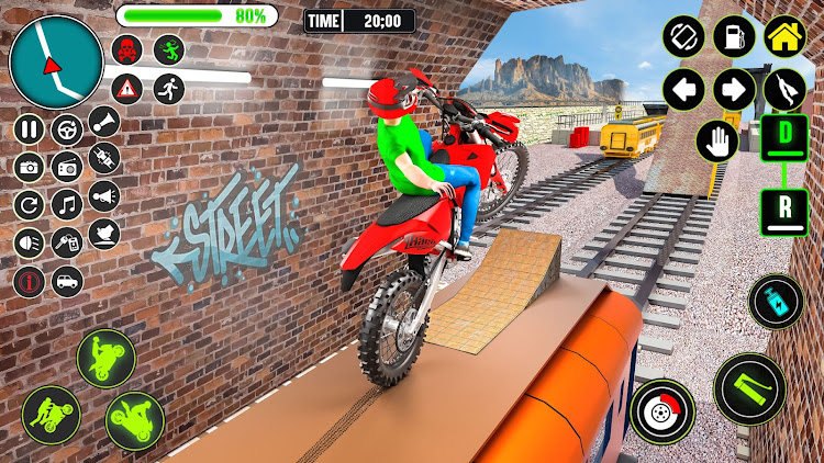 #2. GT Bike Racing Game Moto Stunt (Android) By: GamePace