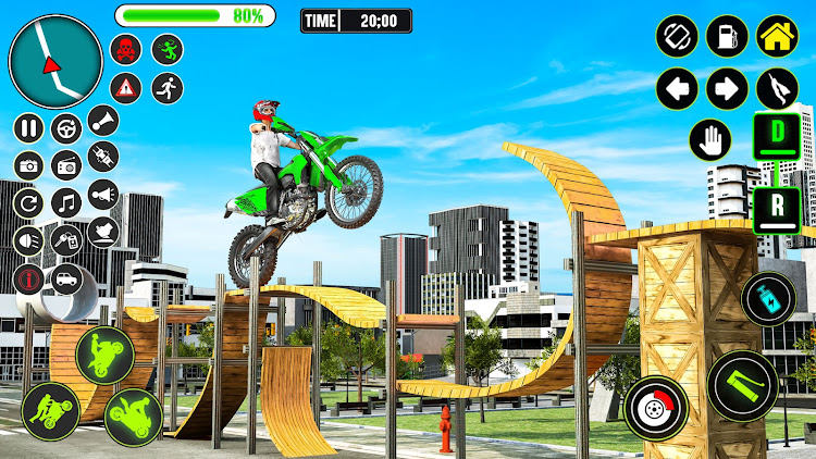 #3. GT Bike Racing Game Moto Stunt (Android) By: GamePace