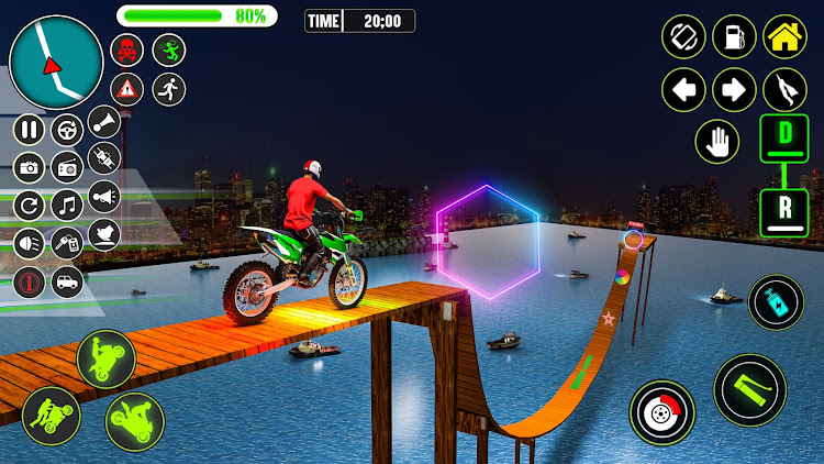 #4. GT Bike Racing Game Moto Stunt (Android) By: GamePace