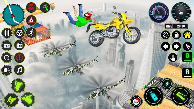 #5. GT Bike Racing Game Moto Stunt (Android) By: GamePace