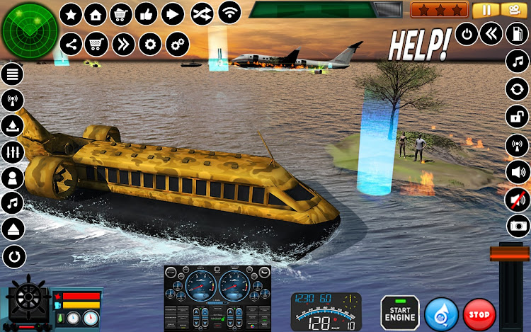 #8. US Army Hovercraft Simulator (Android) By: Zipzoom Studio