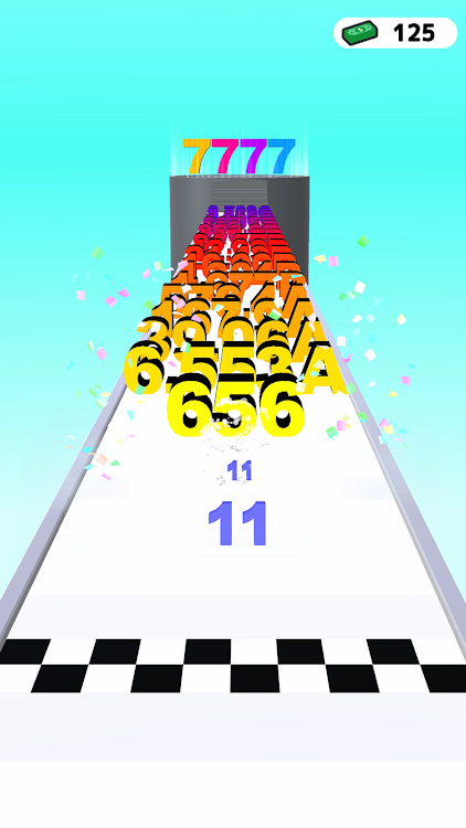 #5. Number Merge Run : Shooting (Android) By: KAYAC Inc.