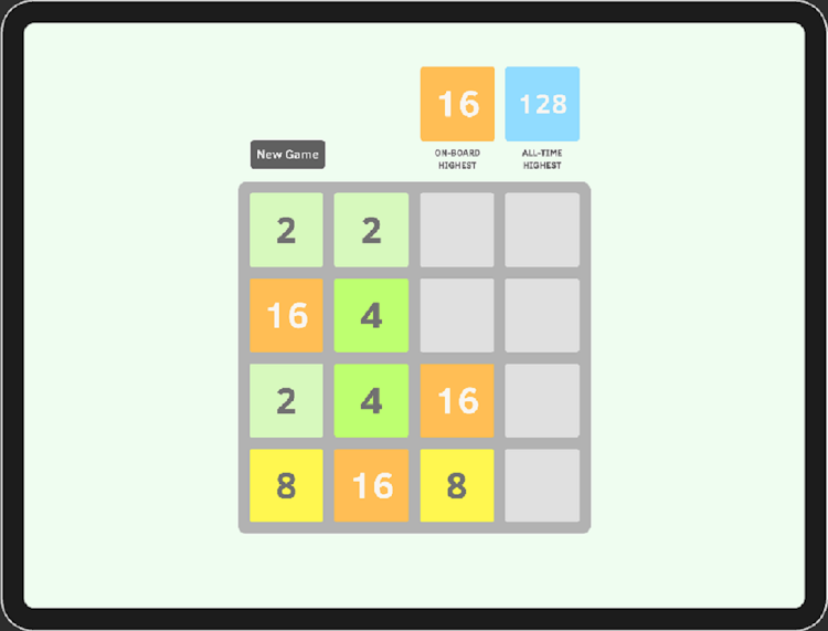 #7. Double it: Tile Merge Puzzle (Android) By: Stefan Krsteski