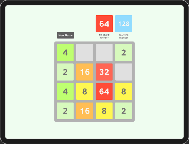 #10. Double it: Tile Merge Puzzle (Android) By: Stefan Krsteski