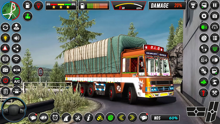 #2. Indian Offroad Truck Game 3D (Android) By: The Dreamland Games