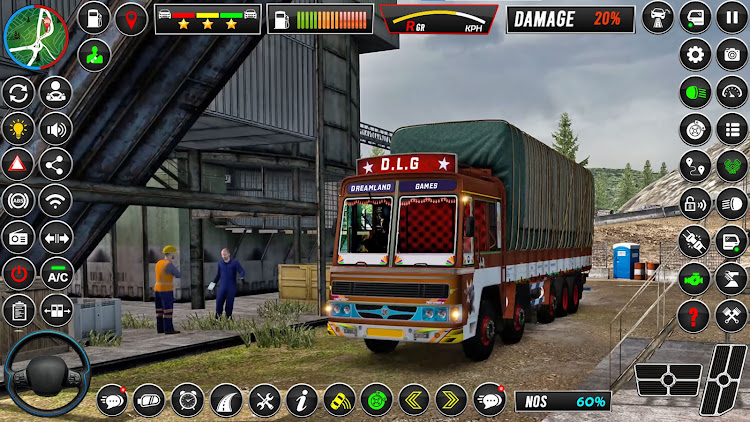 #5. Indian Offroad Truck Game 3D (Android) By: The Dreamland Games