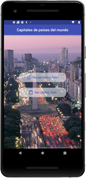 #3. Quiz de ciudades capitales (Android) By: Marcos MC