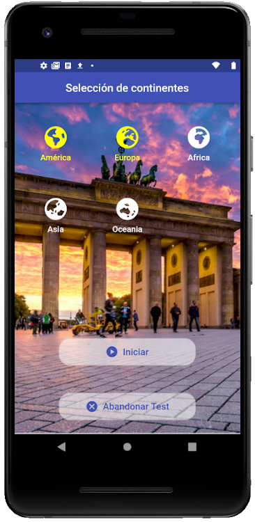 #4. Quiz de ciudades capitales (Android) By: Marcos MC