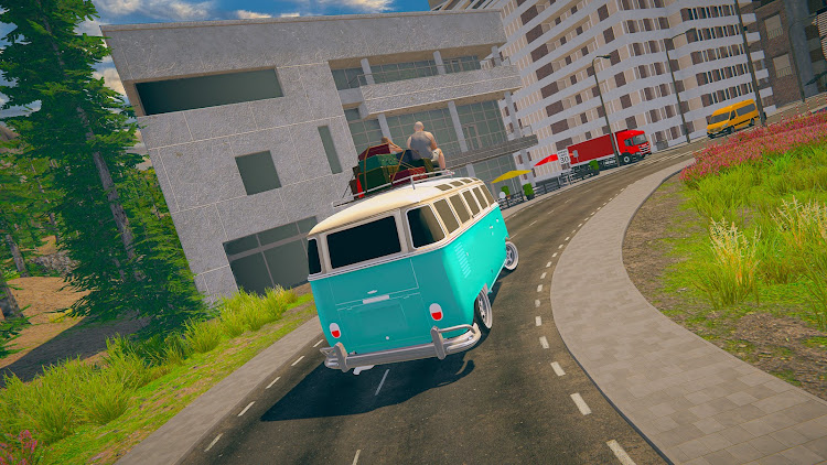 #4. Van Simulator City Car Games (Android) By: OVERDOSE GAMING