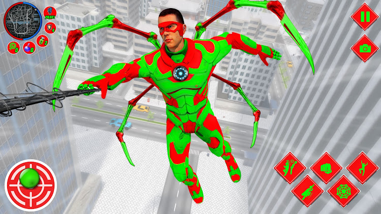 #3. Flying Superhero Spider Games (Android) By: Game valley