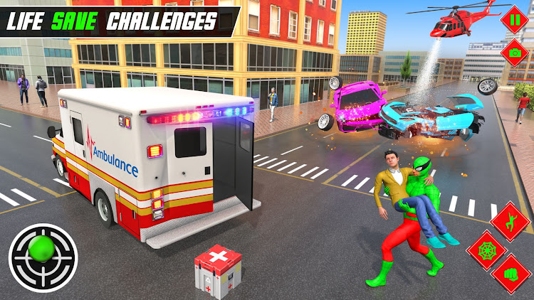 #8. Flying Superhero Spider Games (Android) By: Game valley