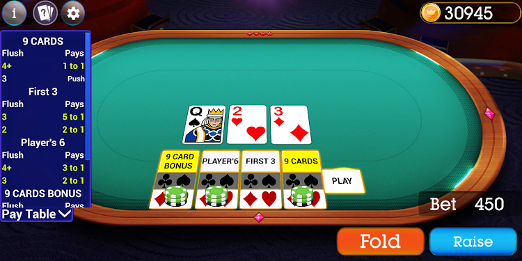 #5. High Card Flush Poker (Android) By: Blue Wind Studio