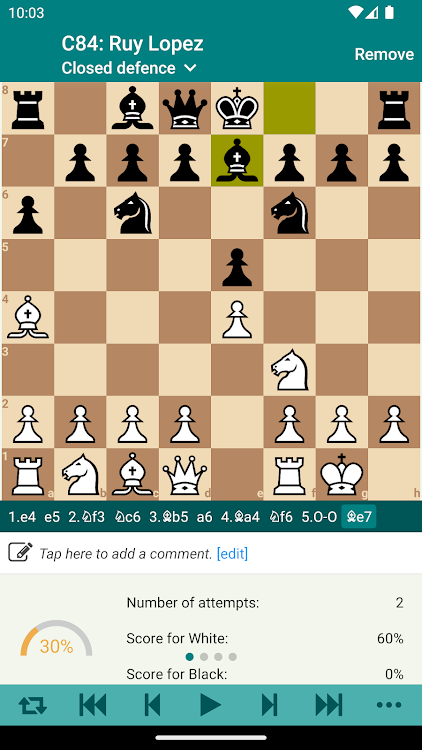 #7. Chess Opener PRO (Android) By: Stanislav Basovnik