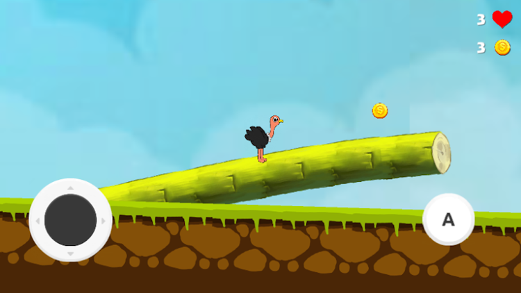 #3. Ostrich Dash: Epic Adventure (Android) By: Dsoft™