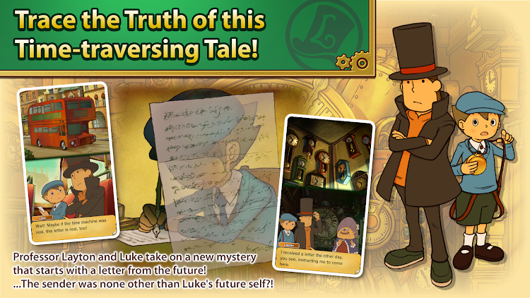 #2. Layton: Lost Future in HD (Android) By: LEVEL-5 Inc.