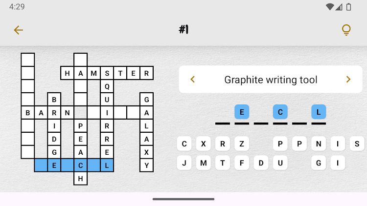 #8. Mini Crosswords (Android) By: Tumwesigye Job