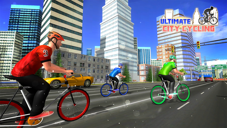 #3. Ultimate City Cycling (Android) By: 3D Parking and Simulation Games