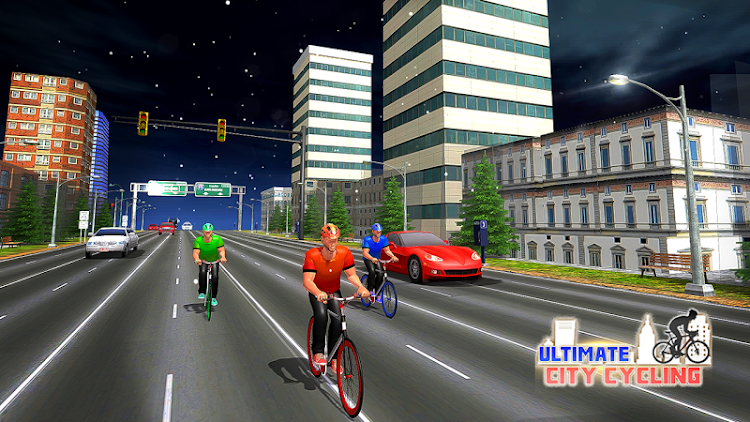 #5. Ultimate City Cycling (Android) By: 3D Parking and Simulation Games