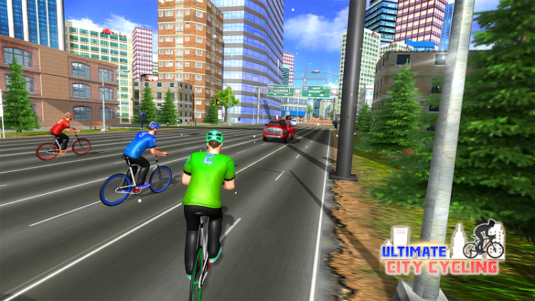 #6. Ultimate City Cycling (Android) By: 3D Parking and Simulation Games