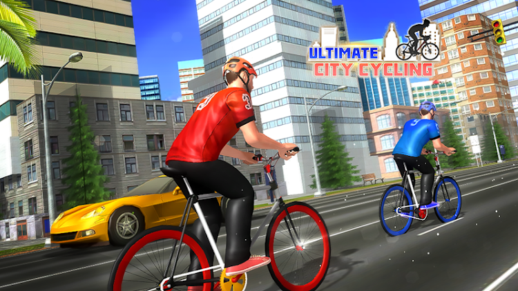 #7. Ultimate City Cycling (Android) By: 3D Parking and Simulation Games