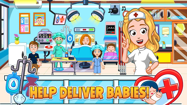 #3. My City : Newborn baby (Android) By: My Town Games Ltd