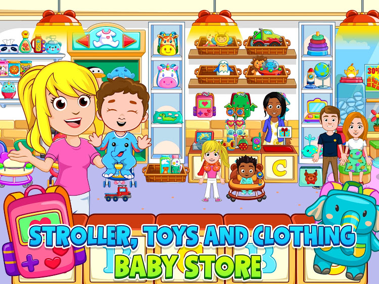 #10. My City : Newborn baby (Android) By: My Town Games Ltd