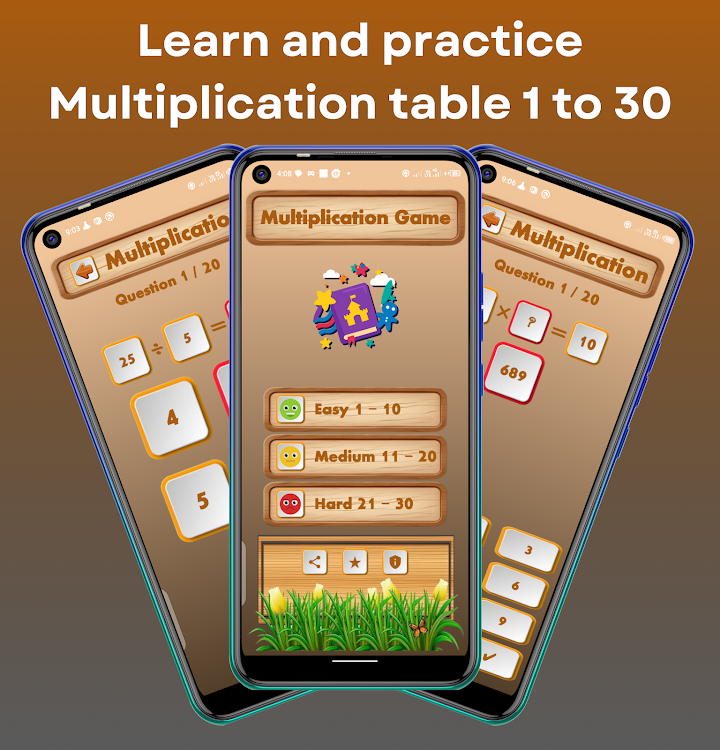 #9. Multiplication game: Math game (Android) By: BAS Developer