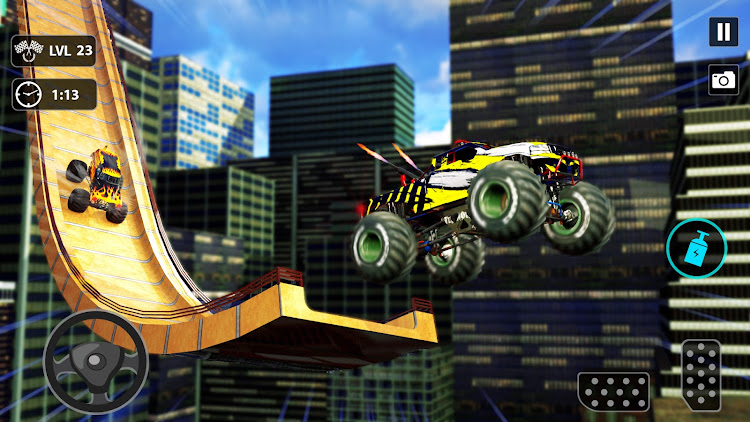 #3. MMX Wheeler Monster Truck Jam (Android) By: GameEnix - Monster Truck Racing,Action Games