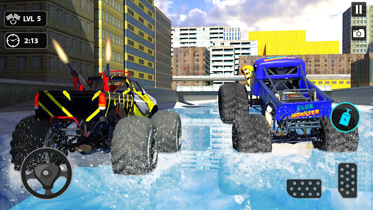 #4. MMX Wheeler Monster Truck Jam (Android) By: GameEnix - Monster Truck Racing,Action Games