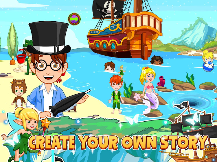 #8. Wonderland : Peter Pan (Android) By: My Town Games Ltd