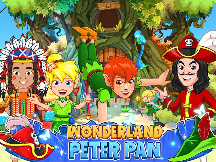 #9. Wonderland : Peter Pan (Android) By: My Town Games Ltd