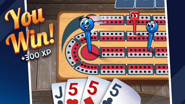#4. Ultimate Cribbage: Card Board (Android) By: WildCard Games