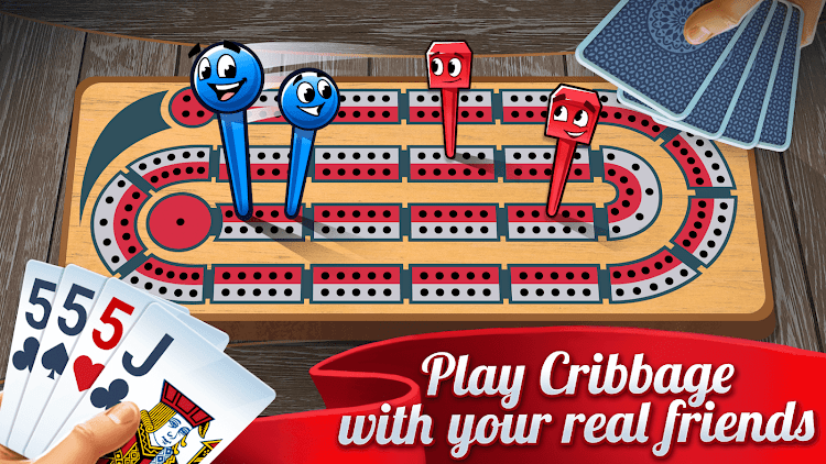 #7. Ultimate Cribbage: Card Board (Android) By: WildCard Games