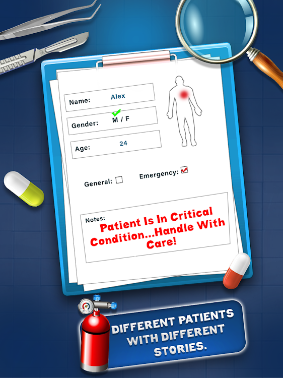 #4. Heart Surgery Hospital Game (Android) By: BigByte Games