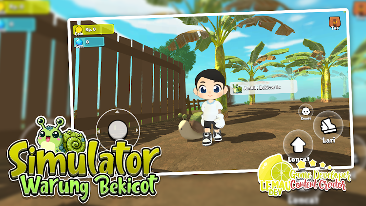 #2. Simulator Warung Bekicot 3D (Android) By: LemauDev