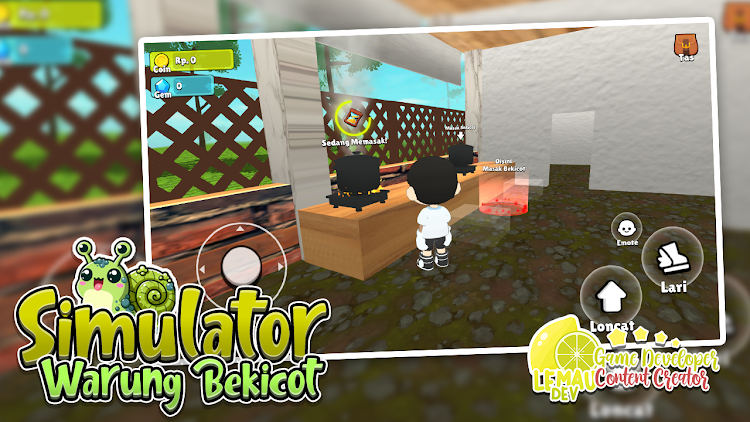 #5. Simulator Warung Bekicot 3D (Android) By: LemauDev