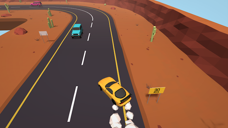 #6. Polygon Drift: Traffic Racing (Android) By: Big Village Studio