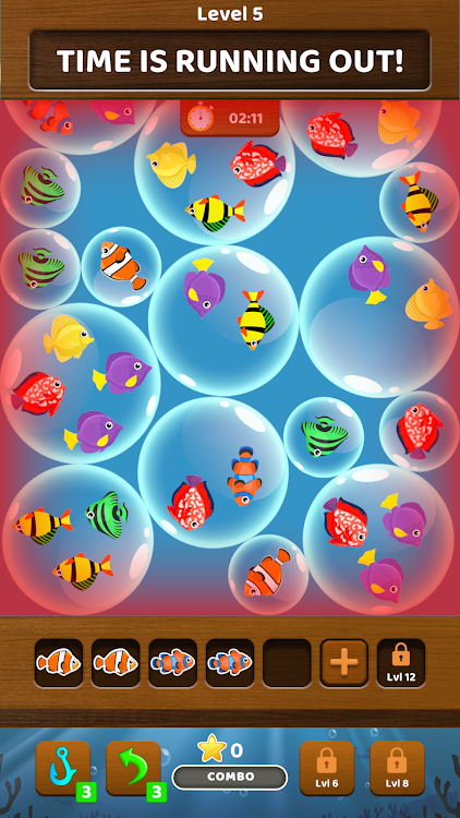 #4. Fish Sort: Triple Match Puzzle (Android) By: Riseup Labs