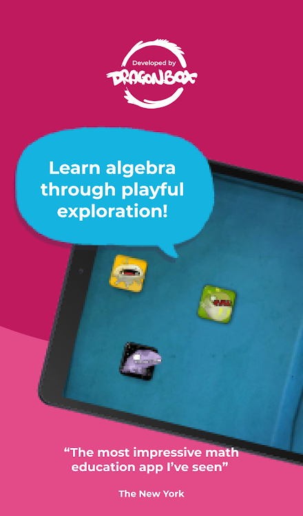 #9. Kahoot! Algebra by DragonBox (Android) By: Kahoot!