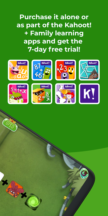 #8. Kahoot! Algebra 2 by DragonBox (Android) By: Kahoot!