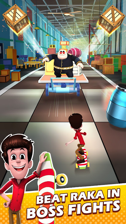 #5. Smaashhing Simmba - Skate Rush (Android) By: Zapak