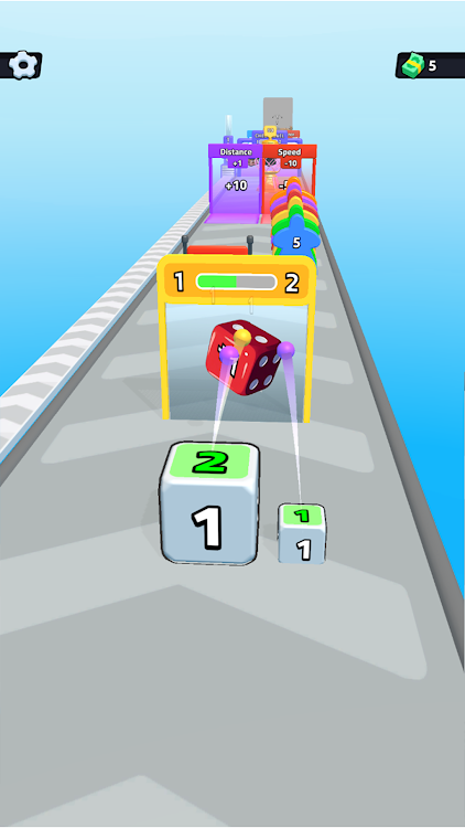 #7. Dice Rush 3D (Android) By: Mindolin