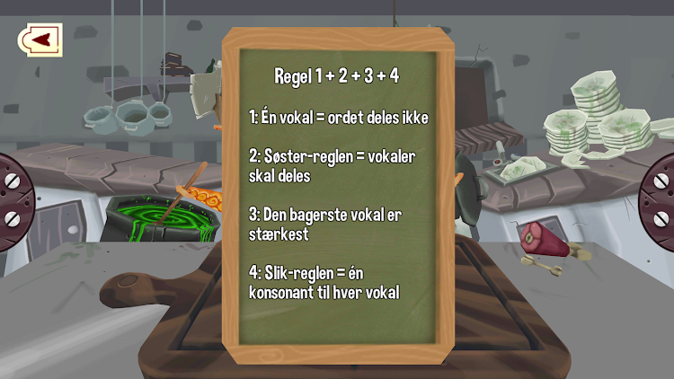 #5. Ordkløveren 1: Prik og del (Android) By: BAKOBA - Learning Games for Kids