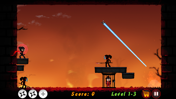 #8. Stickman Ninja Warriors 2024 (Android) By: We Win Studio