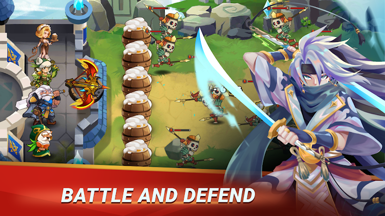 #5. Castle Defender Premium (Android) By: Unimob