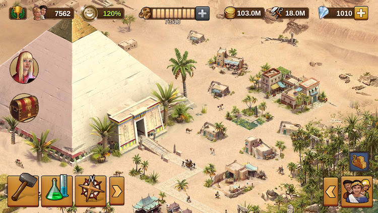 #7. Forge of Empires: Build a City (Android) By: InnoGames GmbH